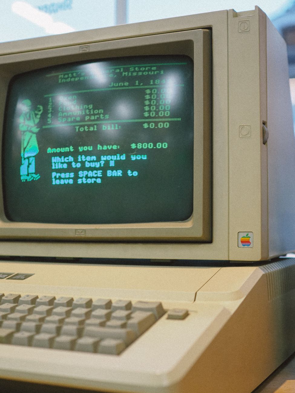Écran CRT gaming vintage retro